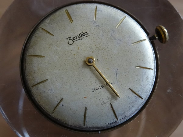 Peseux 320 rotvergoldet Uhrwerk gebraucht als Ersatzteilspender